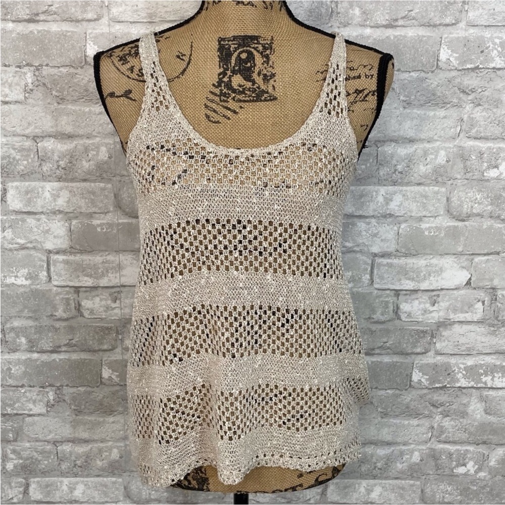 Staring at Stars Crochet Knit Tank Top